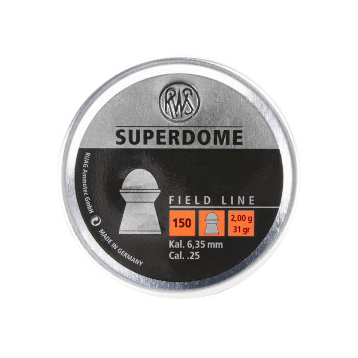 RWS Superdome .25 Airgun Pellets - 150ct