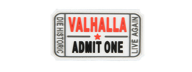 G-Force Valhalla Admit One PVC Morale Patch