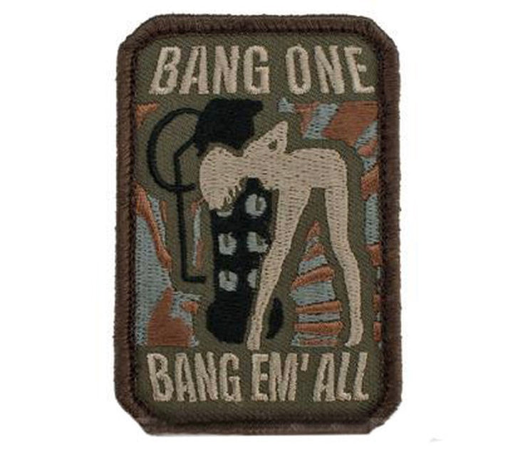 MSM Bang Em’ Small Embroidered Morale Patch