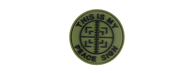 G-Force This Is My Peace Sign PVC Morale Patch