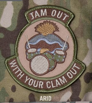 MSM Jam Out Embroidered Morale Patch
