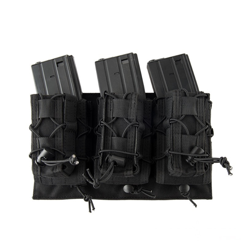 Lancer Tactical 1000D Nylon MOLLE 2-in-1 Triple M4/Pistol Mag Pouch ...