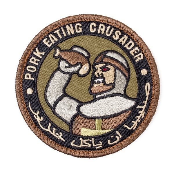 MSM Pork Eating Crusader Embroidered Morale Patch