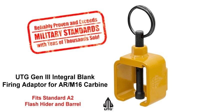 UTG Gen III Integral Blank Firing Adaptor for AR/M16 Carbine