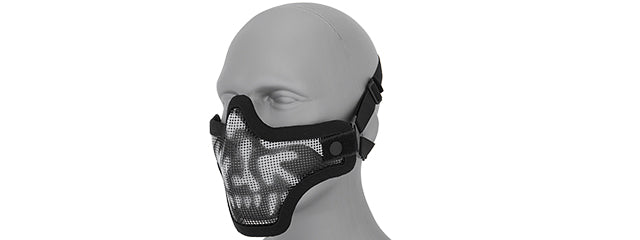 Lancer Tactical Metal Half Face Mesh Mask