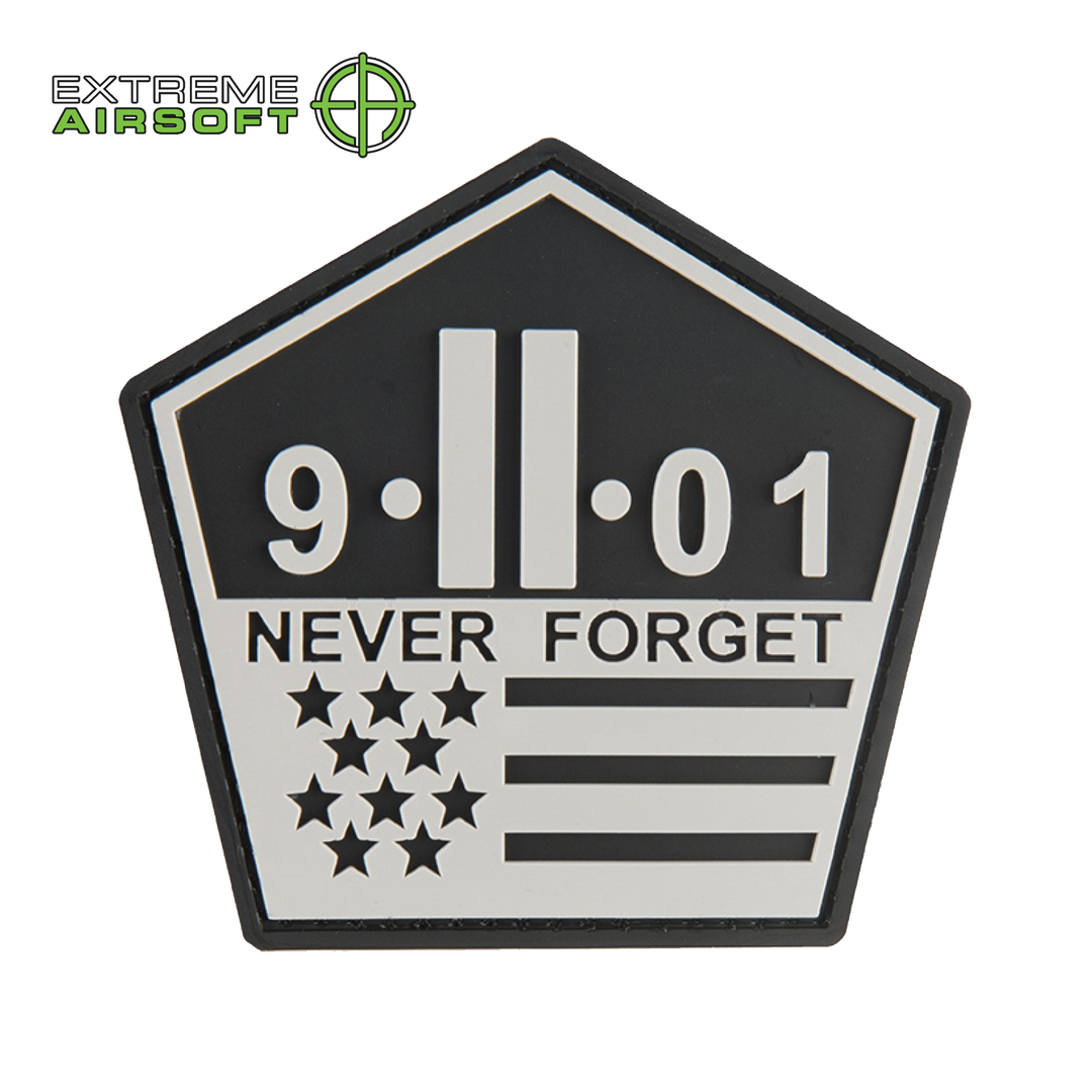 9/11 Never Forget PVC Morale Patch