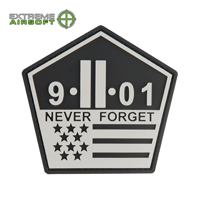 9/11 Never Forget PVC Morale Patch