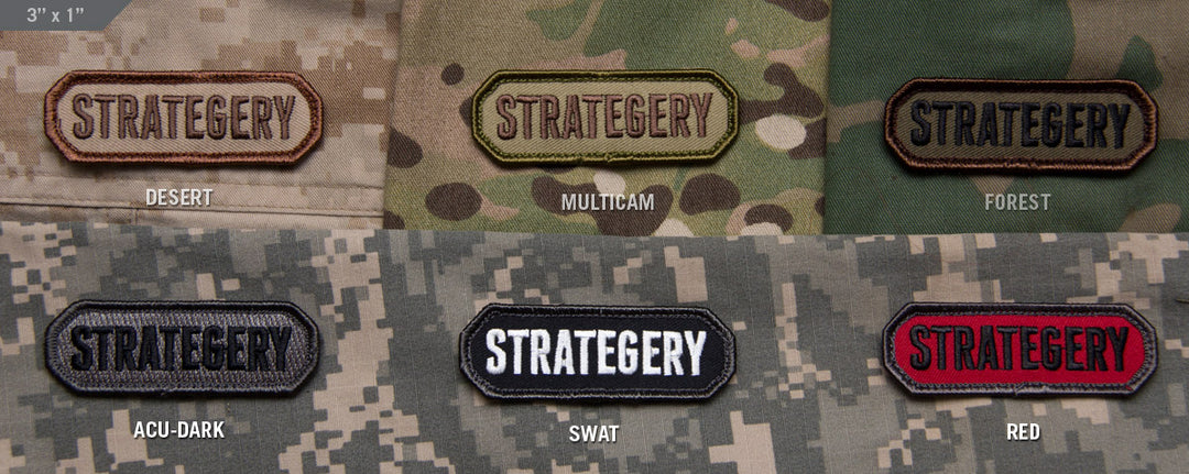 MSM Strategery Embroidered Morale Patch