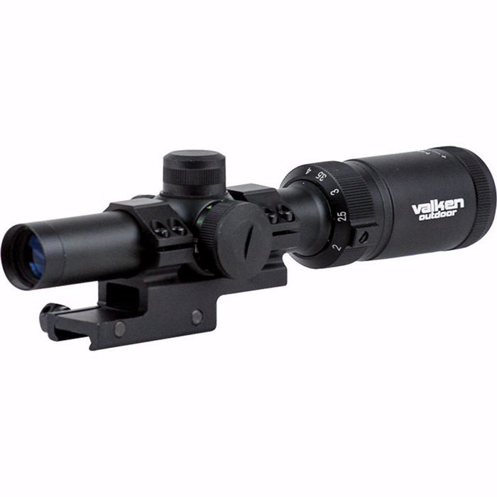 Valken 1-4x20 Mil-Dot Scope w/ Mount