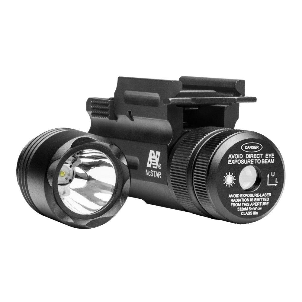 NcSTAR 150L FlashLight & Green Laser Combo w/QR Mount
