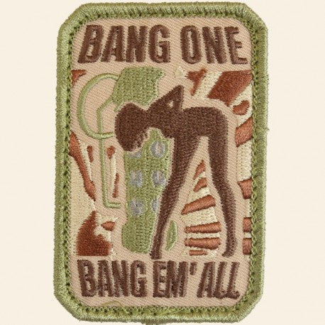 MSM Bang Em’ Small Embroidered Morale Patch