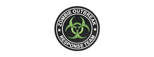 G-Force Glow-In-The-Dark Zombie Outbreak PVC Morale Patch