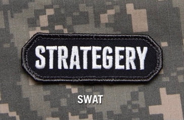 MSM Strategery Embroidered Morale Patch