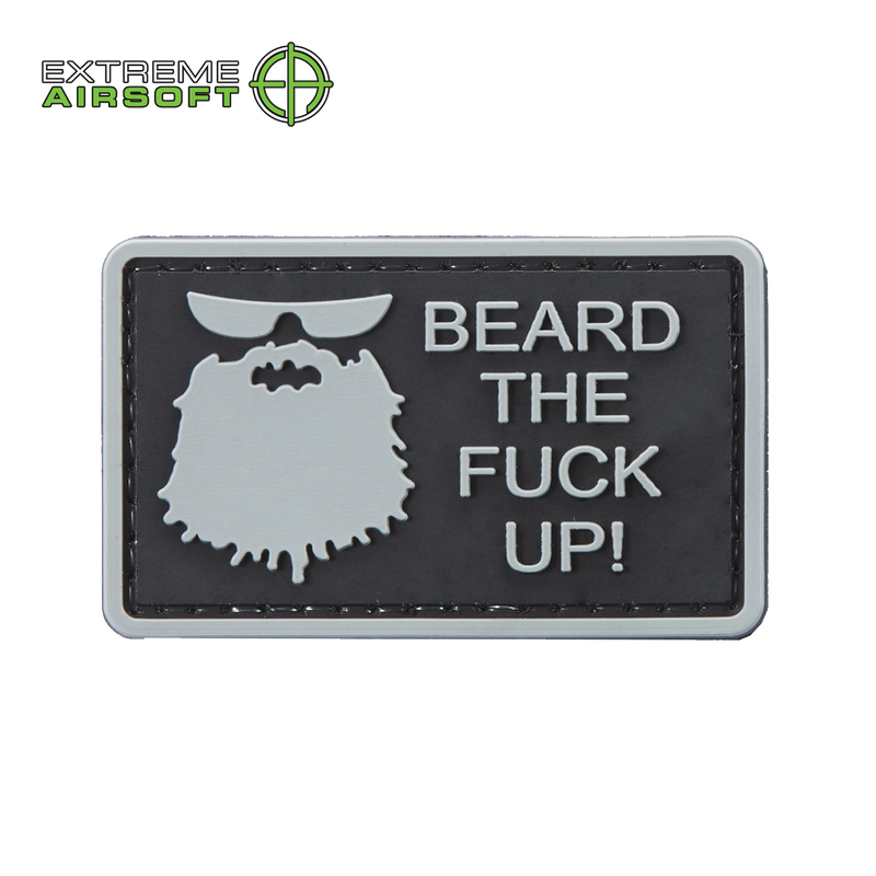 Beard the F*ck Up PVC Patch