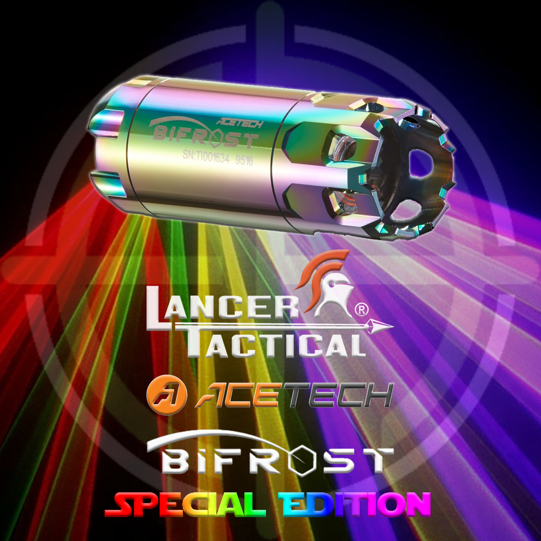 Lancer Tactical x Acetech Special Edition Biforst Tracer Unit with Multi Color RGB Flame Effect