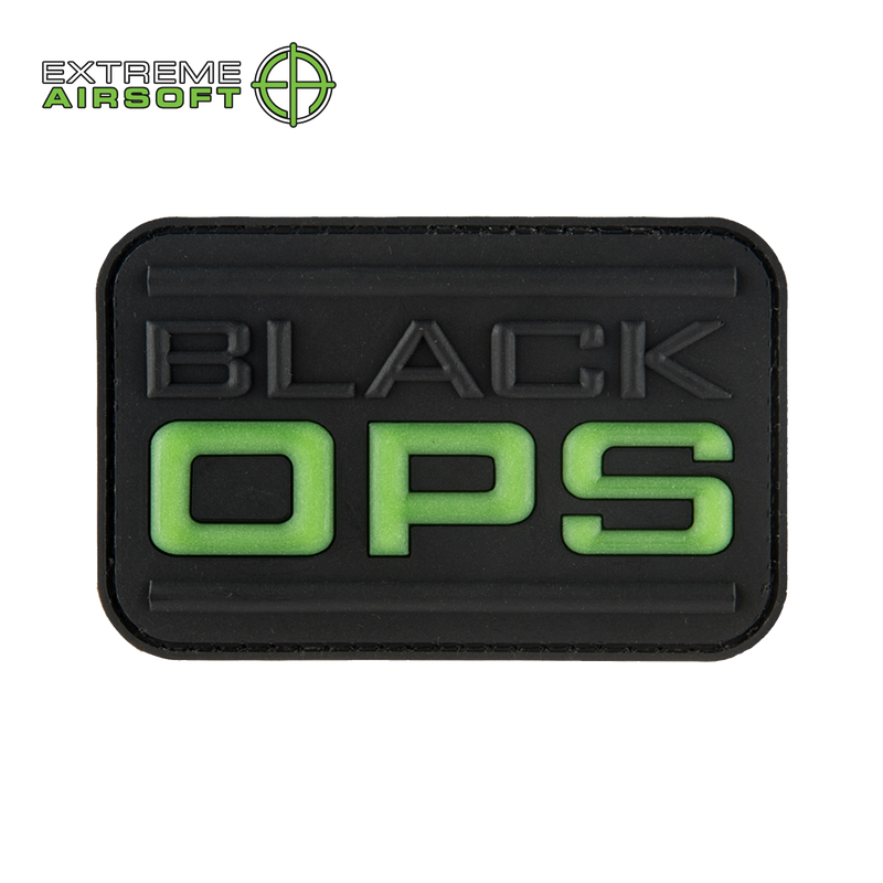 Black OPS Glow-In-The-Dark PVC Patch