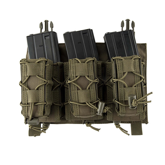 Lancer Tactical Adaptive Hook and Loop Triple M4/Pistol Mag Pouch