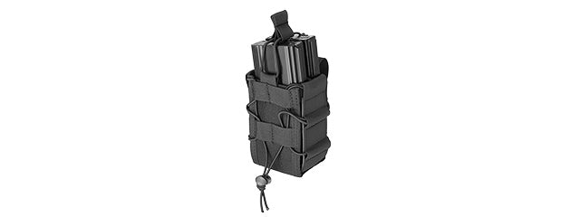 Lancer Tactical 1000D Nyoln Molle Bungee Double Mag Pouch