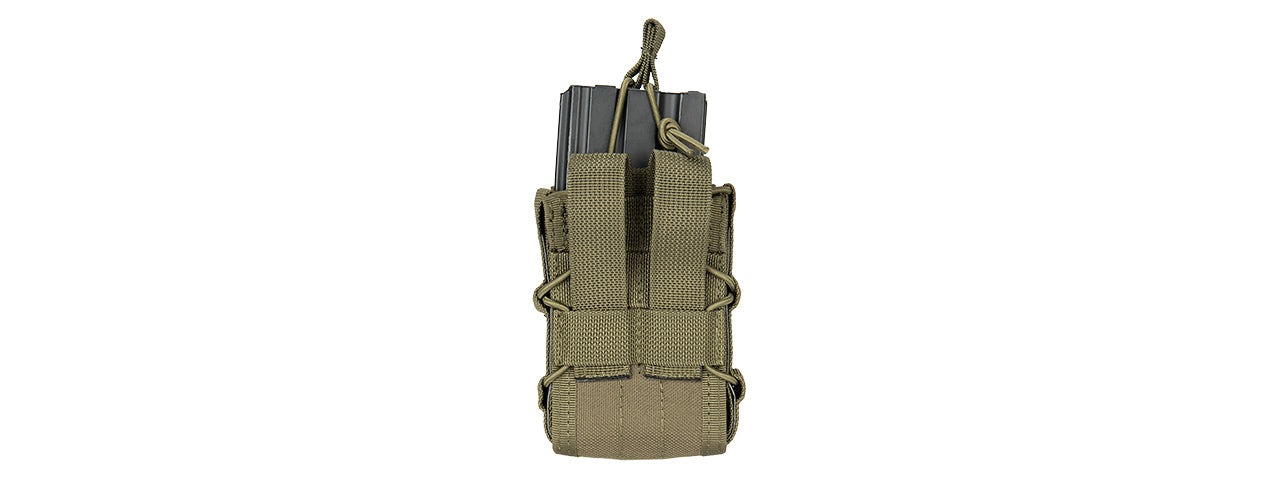 Lancer Tactical 1000D Nyoln Molle Bungee Double Mag Pouch