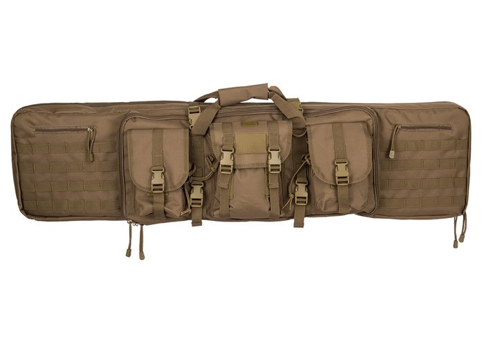 Lancer Tactical 48" Double Gun Bag 600D PVC Molle Belt Rifle Bag