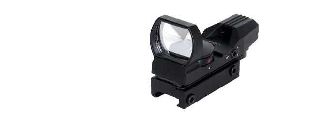 Lancer Tactical Red & Green Dot Panorama Reflex Sight - 4 Reticles