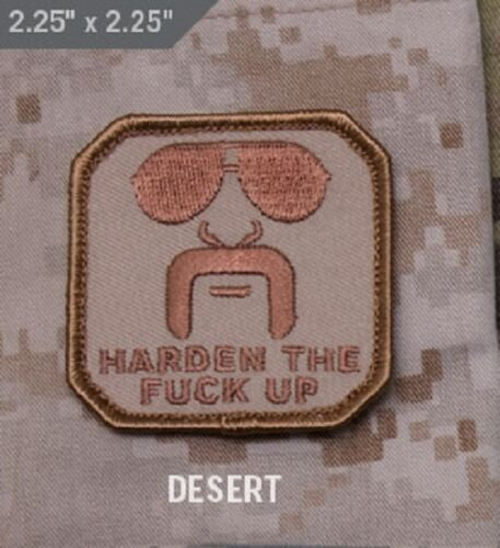 MSM Harden Up Embroidered Morale Patch
