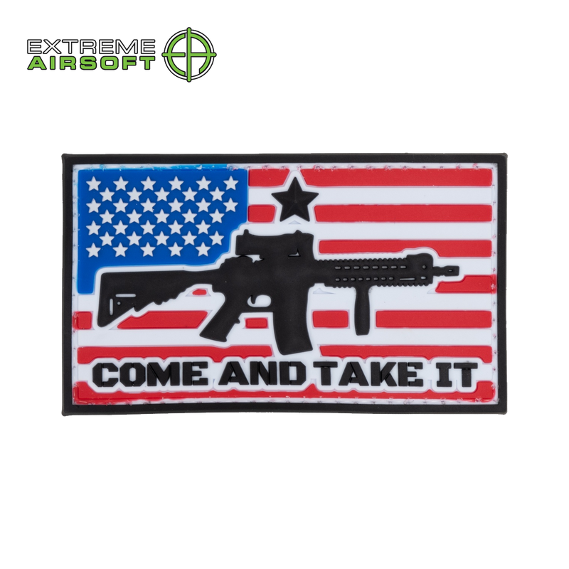Forward US Flag Come and Take it PVC Patch
