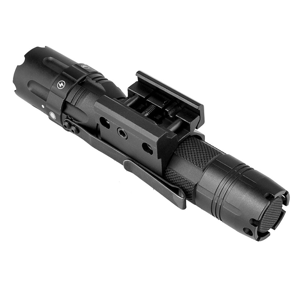VISM Pro Series Tactical Flashlight Mod2/ 3w 500 Lumen/ Modes: High - Low - Strobe/ Rail Mount