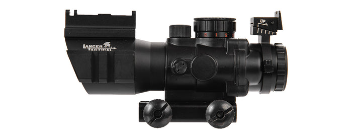 Lancer Tactical 4X32 Red & Green & Blue Illuminated Scope