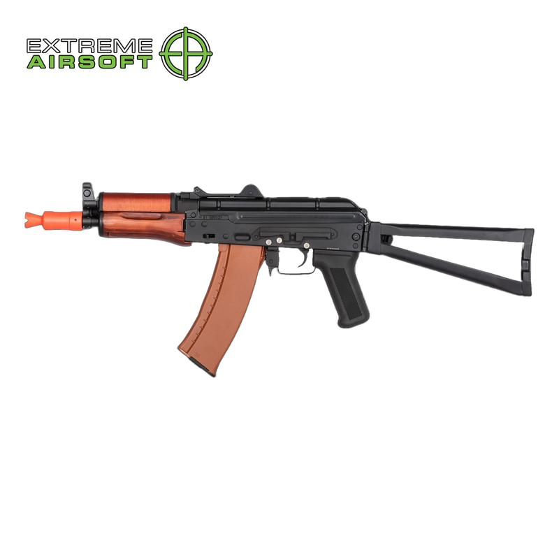 Double Bell AK74U AEG w/ Folding Triangle Stock