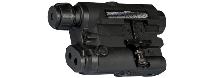 Lancer Tactical PEQ-15 L.E.D. White Light and Laser w/IR Lens