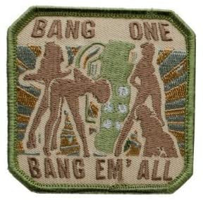 MSM Bang Em’ Large Embroidered Morale Patch