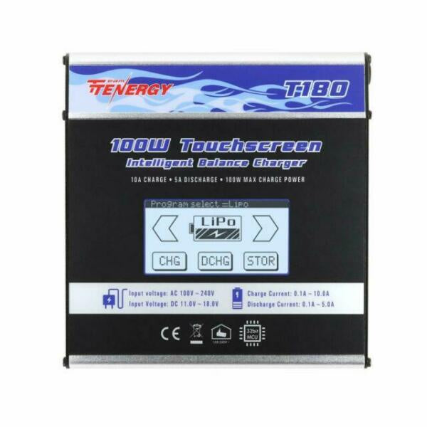 Tenergy T180 100W Balance Charger W/ Touch Screen