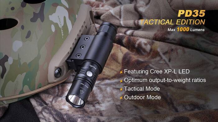 Fenix PD35 TAC Tactical Edition LED Flashlight