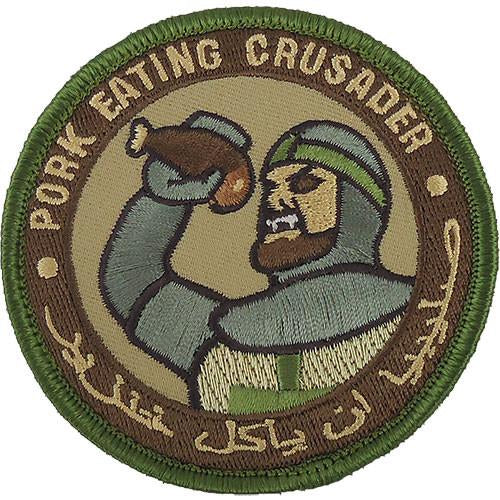 MSM Pork Eating Crusader Embroidered Morale Patch