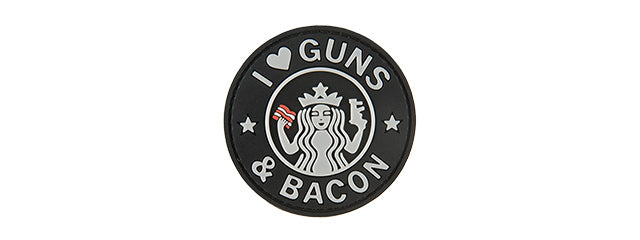 G-Force I Love Guns & Bacon PVC Morale Patch