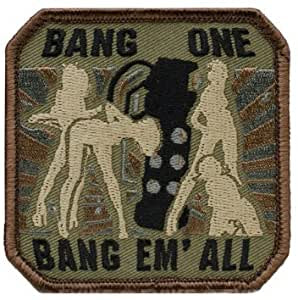 MSM Bang Em’ Large Embroidered Morale Patch