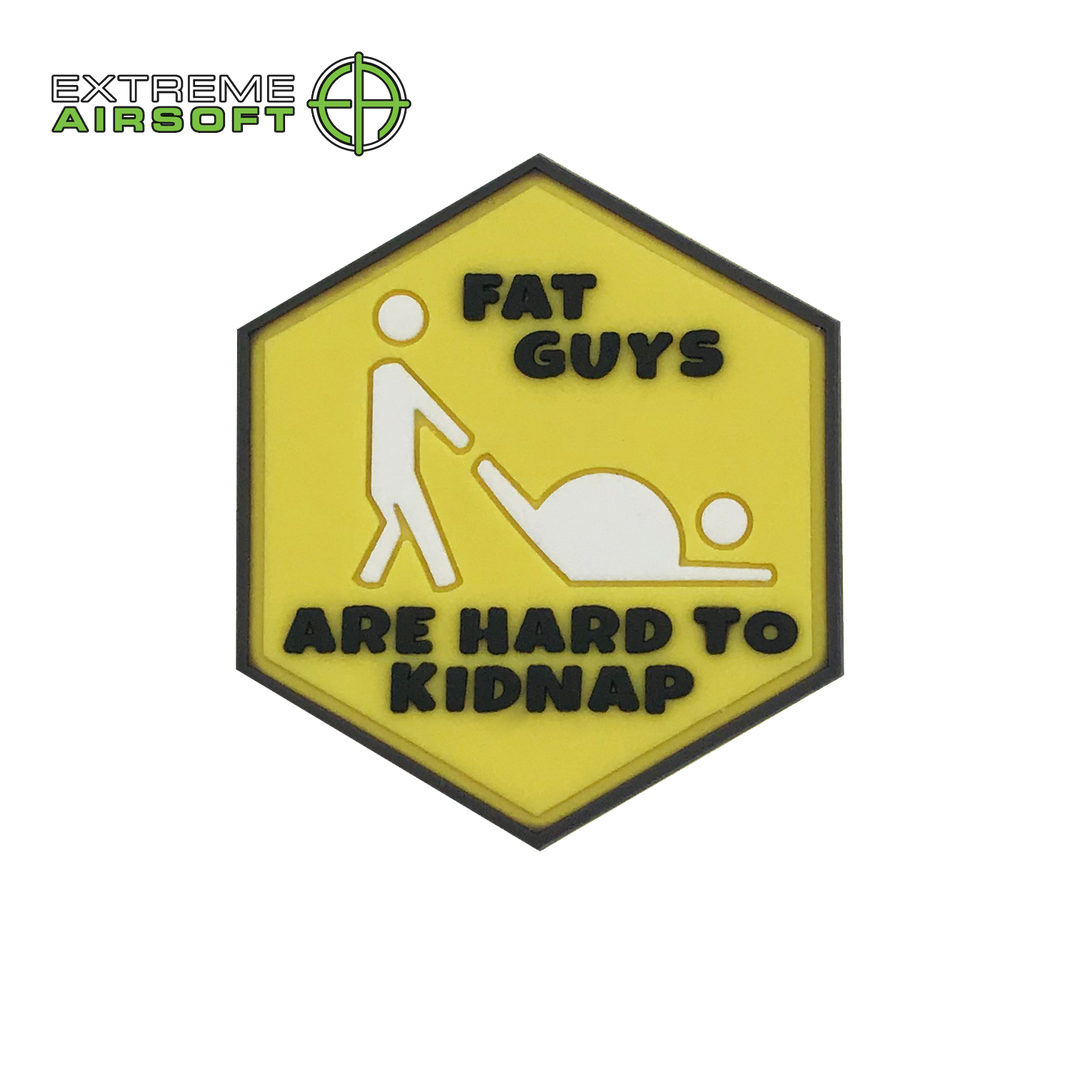 Fat Guys Are Hard to Kidnap PVC Patch