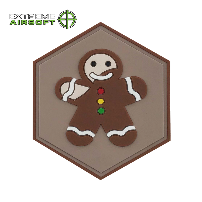 Gingerbread Man PVC Patch