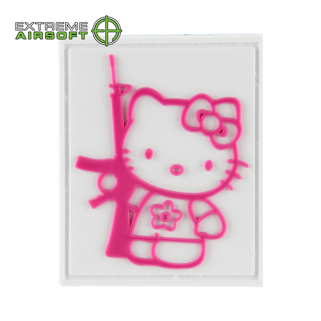 Hello Kitty With Rifle PVC Patch