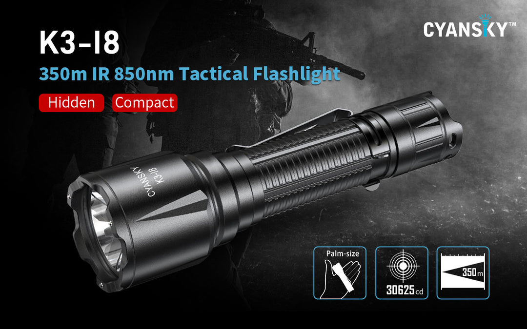 K3-I8 Long Range Infrared Flashlight
