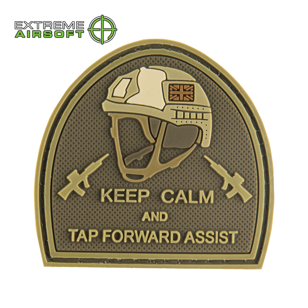 Keep Calm and Tap Forward Assist PVC Patch