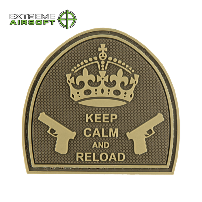 G-Force Keep Calm and Reload PVC Morale Patch