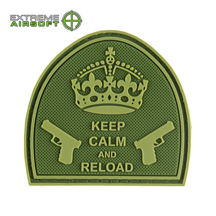 G-Force Keep Calm and Reload PVC Morale Patch