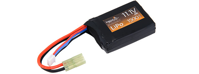 LT 11.1v 1500mAh 20C Flat LiPo Battery