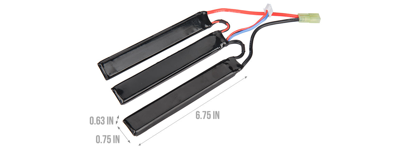 LT 11.1v 2000mAh 15C Triple Butterfly LiPo Battery