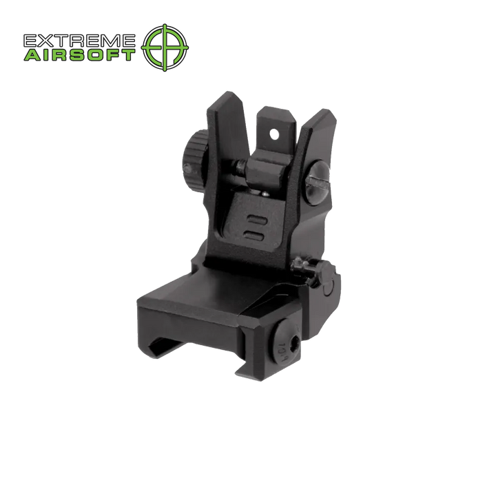 UTG AR15 Low Profile Flip-up Rear Sight with Dual Aiming Aperture