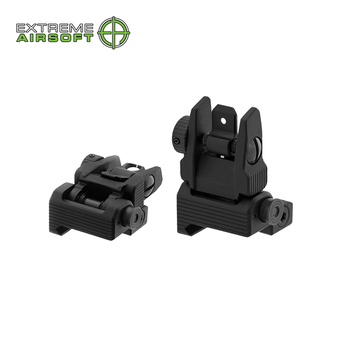 UTG ACCU-SYNC Spring-loaded AR15 Flip-up Rear Sight