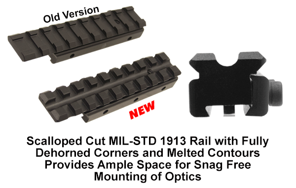 UTG New Gen Dovetail to Picatinny/ Weaver Adaptor Mount