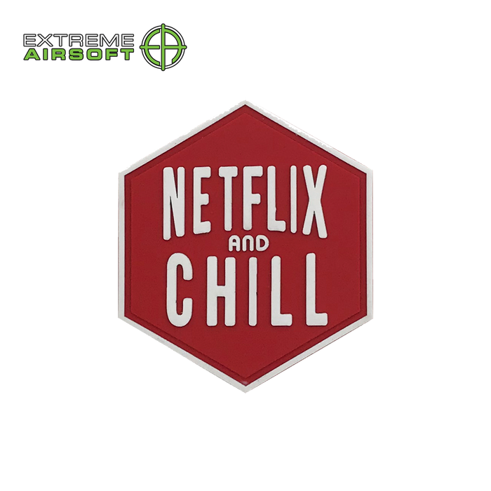 Netflix and Chill PVC Patch